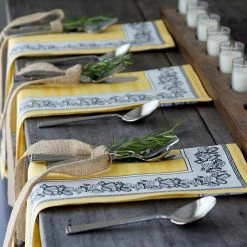 Audun 21 in. W x 21 in. L in Multi-Color Napkins (Set of 4) by Villeroy & Boch -Table Linens Shop multi villeroy boch cloth napkins napkin rings 21940mlt 31 1000