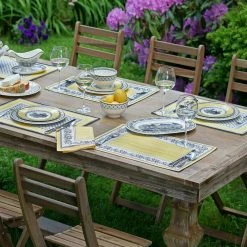 Audun 14 in. W x 20 in. L Multi-Color-Color Print Placemats (Set of 4) by Villeroy & Boch -Table Linens Shop multi villeroy boch placemats 21939mlt 31 1000