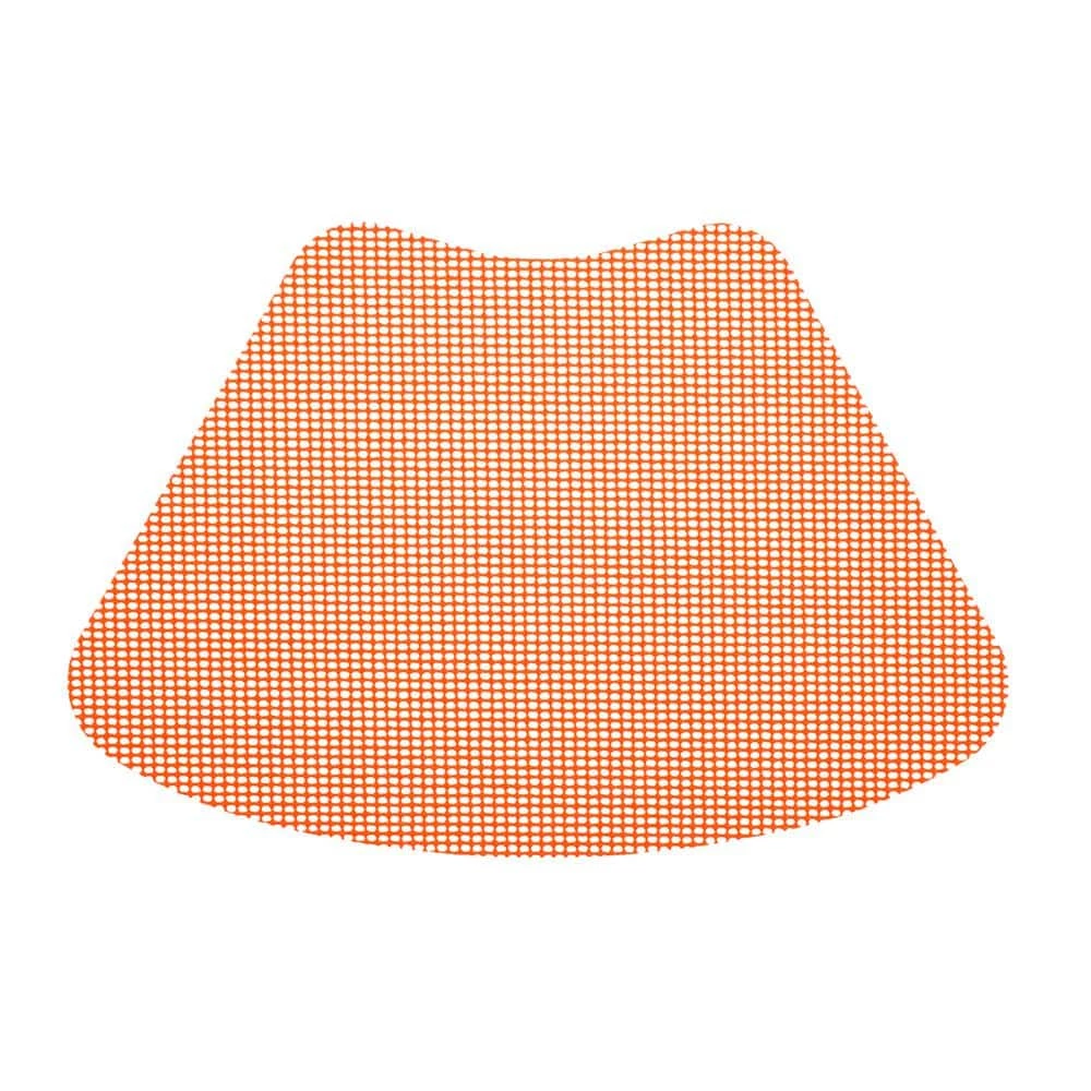 Fishnet 19 in. x 13 in. Peach Echo PVC Covered Jute Wedge Placemat (Set of 6) by Kraftware 3 Fishnet 19 in. x 13 in. Peach Echo PVC Covered Jute Wedge Placemat (Set of 6) by Kraftware
