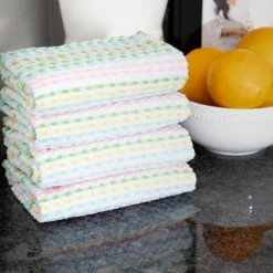 Spring Multicolor Pebble Cotton Terry Bar Mop Kitchen Towel Set of 4 by RITZ 11 Spring Multicolor Pebble Cotton Terry Bar Mop Kitchen Towel Set of 4 by RITZ -Table Linens Shop oranges peaches ritz kitchen towels 90443 44 1000