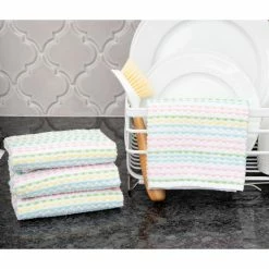 Spring Multicolor Pebble Cotton Terry Bar Mop Kitchen Towel Set of 4 by RITZ 9 Spring Multicolor Pebble Cotton Terry Bar Mop Kitchen Towel Set of 4 by RITZ -Table Linens Shop oranges peaches ritz kitchen towels 90443 4f 1000