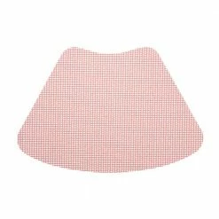 Fishnet 19 in. x 13 in. Orchid PVC Covered Jute Wedge Placemat (Set of 6) by Kraftware