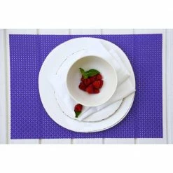19 in. x 13 in. Reversible Indoor Outdoor Tonal Placemats Cobalt PVC and Polyester Blend (Set of 12) by RITZ 7 19 in. x 13 in. Reversible Indoor Outdoor Tonal Placemats Cobalt PVC and Polyester Blend (Set of 12) by RITZ -Table Linens Shop purples lavenders ritz placemats 71408 31 1000