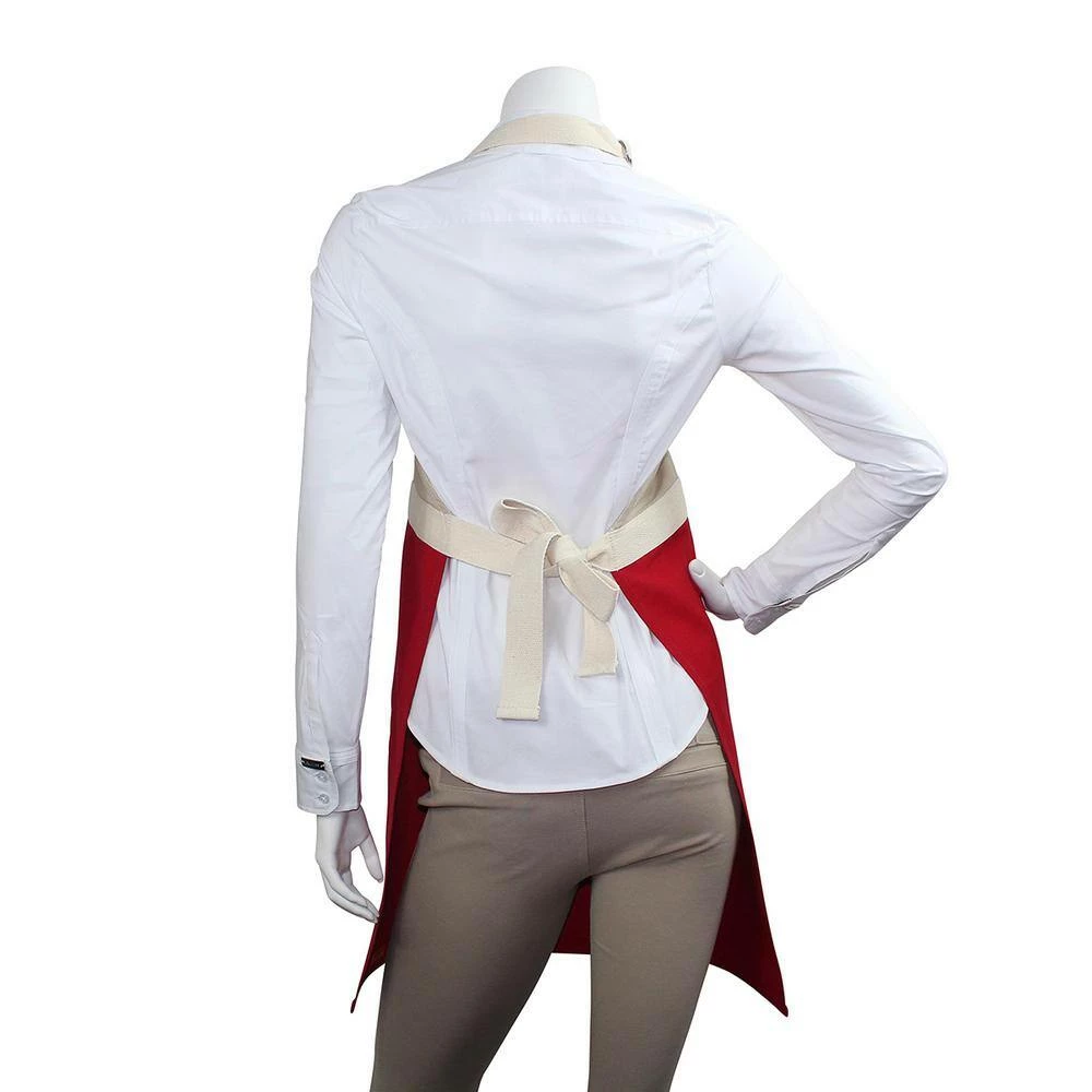 Red Unisex Apron by CB Station 4 Red Unisex Apron by CB Station - Image 2