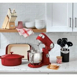 Red Cotton Basic Dish Towels (Set of 8) by DII -Table Linens Shop reds pinks dii kitchen towels camz35084 40 1000