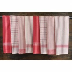Red Cotton Basic Dish Towels (Set of 8) by DII -Table Linens Shop reds pinks dii kitchen towels camz35084 fa 1000