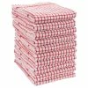 Set of 10 Grid Terry Kitchen Towels, 20 x 30 in., 100% Cotton, Ultra Absorbent Terry Dish Towels, Red by KAF HOME -Table Linens Shop reds pinks kitchen towels tr kt 2030 grd rd s10 64 1000
