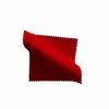 58 in. x 58 in. Red Solid Polyester Poplin Square Tablecloth by LA Linen