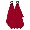 Hook and Hang Paprika Woven Cotton Pattern Kitchen Towel (Set of 2) by RITZ