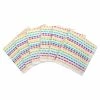 Summer Multicolor Cotton Pebble Bar Mop Dish Cloth Set of 6 by RITZ