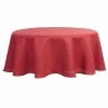 Somers 70 in. W x 70 in. L Red Solid Polyester Tablecloth by TOWN & COUNTRY LIVING -Table Linens Shop reds pinks tablecloths tc006380tdeck1 380 64 1000