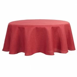 Somers 70 in. W x 70 in. L Red Solid Polyester Tablecloth by TOWN & COUNTRY LIVING
