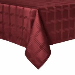 Element 160 in. W x 60 in. L Red Solid Polyester Tablecloth by TOWN & COUNTRY LIVING