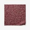 Holiday Floral Vine 20 in. x 20 in. Red Cotton Napkins (Set of 4) by The Company Store -Table Linens Shop reds pinks the company store cloth napkins napkin rings 83200d os red 64 1000