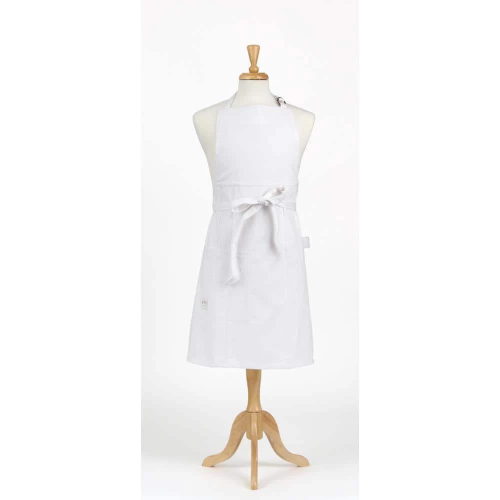 Durable Denim Adult Butcher Apron, White by ASD Living 3 Durable Denim Adult Butcher Apron, White by ASD Living