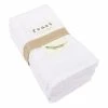 Feast Dinner Napkins,Set of 12 Oversized, Easy-Care, Cloth Napkins, 18 x 18 in., White by KAF HOME