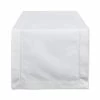 Off-White Hemstitch Cotton Table Runner by DII -Table Linens Shop whites dii table runners camz37116 64 1000