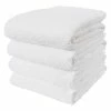 Set of 4 Deluxe Popcorn Terry Kitchen Towels, 20 x 30 in., 100% Cotton Kitchen Dish Towels, White by KAF HOME -Table Linens Shop whites kitchen towels tr 65504 64 1000
