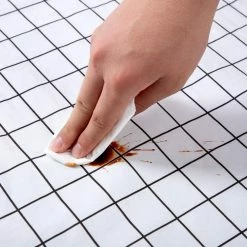 Raystar 60 in. x 84 in Black and White Plaid PEVA Tablecloth Vinyl Tablecloth Party Waterproof Oilproof Tablecloth by RAY STAR -Table Linens Shop whites tablecloths rtb020430597172 1 44 1000