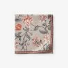 Autumn Garden Floral 20 in. W x 20 in. H Taupe Cotton Napkins (Set of 4) by The Company Store -Table Linens Shop whites the company store cloth napkins napkin rings 83204d os taupe 64 1000