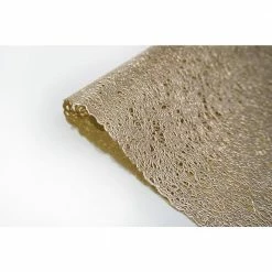 Lacey Gold Metallic Scribble Design Rectangle Placemats (Set of 4) by Dainty Home -Table Linens Shop yellows golds dainty home placemats 4lacey1218go 1f 1000