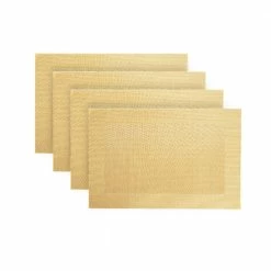 Napa Gold Textilene Placemat (Set of 4) by Dainty Home