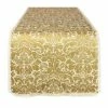 14 in. x 72 in. Gold Damask Print Jute Table Runner by DII 1 14 in. x 72 in. Gold Damask Print Jute Table Runner by DII -Table Linens Shop yellows golds dii table runners camz34235 64 1000