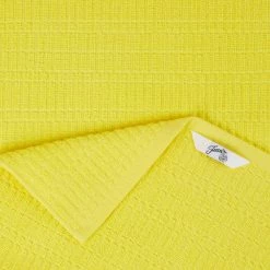 Yellow/Grey Spiral Cotton Kitchen Towel (Set of 3) by Fiesta -Table Linens Shop yellows golds fiesta kitchen towels st017071tdfi 991 1f 1000