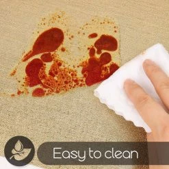 18 in. x 12 in. Gold Vinyl Placemats (Set of 4) by Hillstry -Table Linens Shop yellows golds hillstry placemats wf cdj4 1 1f 1000