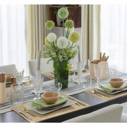 18 in. x 12 in. Gold Vinyl Placemats (Set of 4) by Hillstry -Table Linens Shop yellows golds hillstry placemats wf cdj4 1 31 1000