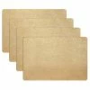 18 in. x 12 in. Gold Vinyl Placemats (Set of 4) by Hillstry -Table Linens Shop yellows golds hillstry placemats wf cdj4 1 64 1000