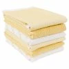 Ayesha Curry Mixed Utility Kitchen Towel Set of 6, Absorbent, Perfect for Spills, Drying Dishes, and Cooking, Straw by KAF HOME -Table Linens Shop yellows golds kitchen towels kt 72526 s2 64 1000