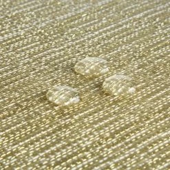 Coiled Woven PVC 12 in. W x 17 in. H Gold Polyester Placemat (Set of 4) by TOWN & COUNTRY LIVING -Table Linens Shop yellows golds placemats p4013282tdec 710 c3 1000