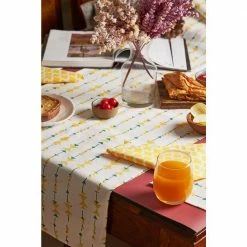 Kalwar Table Runner, Placemats and Napkins Set by GAURI KOHLI -Table Linens Shop yellows golds table runners gk71011 76 1000