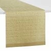 Coiled Woven PVC 13 in. W x 90 in. L Gold Solid Polyester Table Runner by TOWN & COUNTRY LIVING 2 Coiled Woven PVC 13 in. W x 90 in. L Gold Solid Polyester Table Runner by TOWN & COUNTRY LIVING -Table Linens Shop yellows golds table runners rn013263tdecc1 710 64 1000